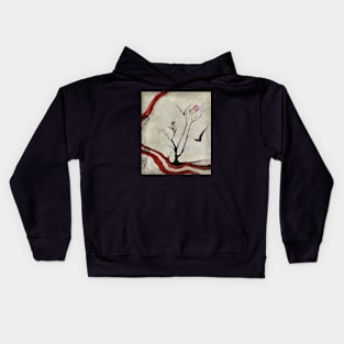 Watercolor Trees 11 Kids Hoodie